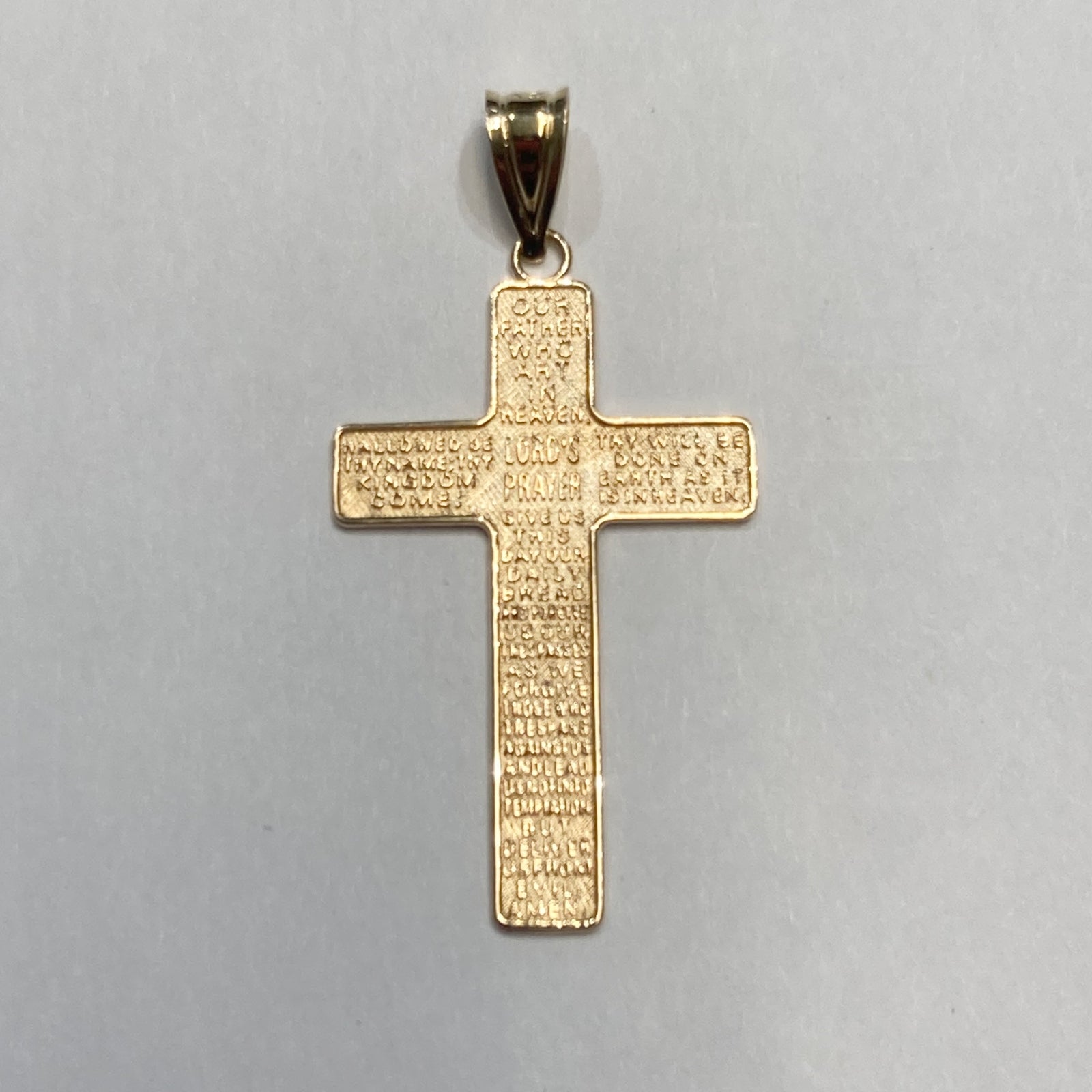 14k Lord's Prayer Cross