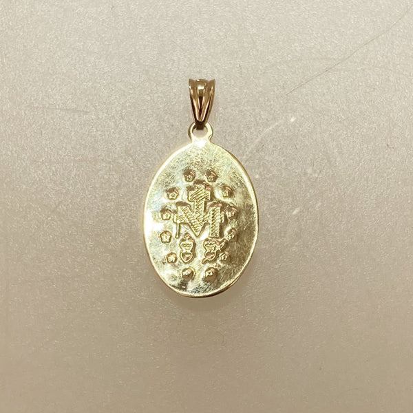 14k Oval Miraculous Medal