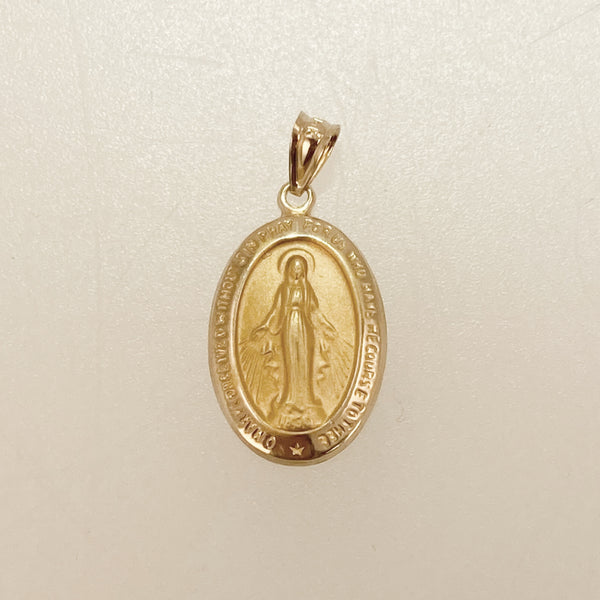 14k Oval Miraculous Medal