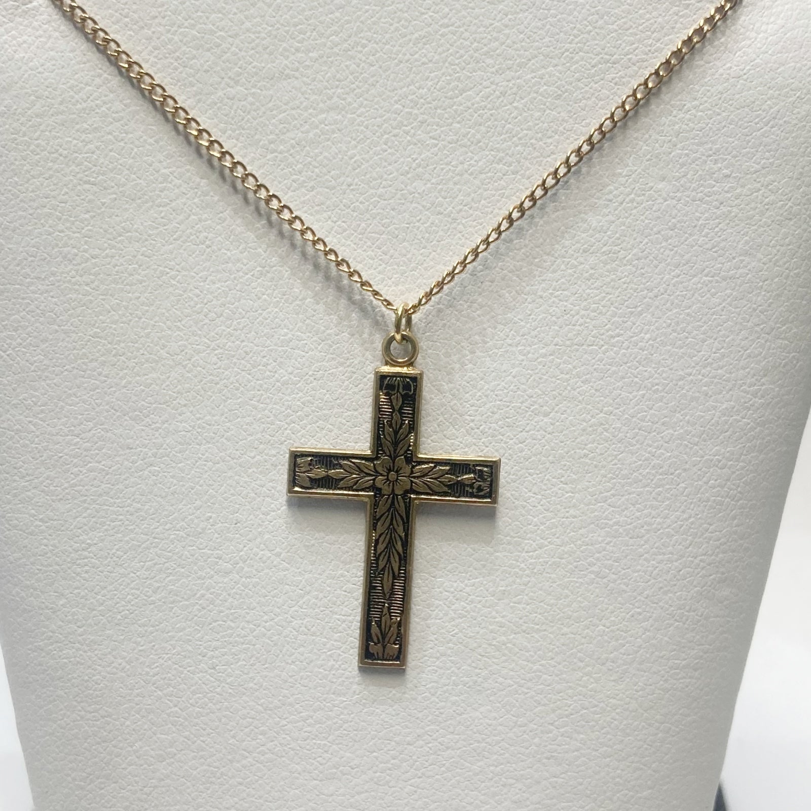 12k Gold-Filled Cross Necklace