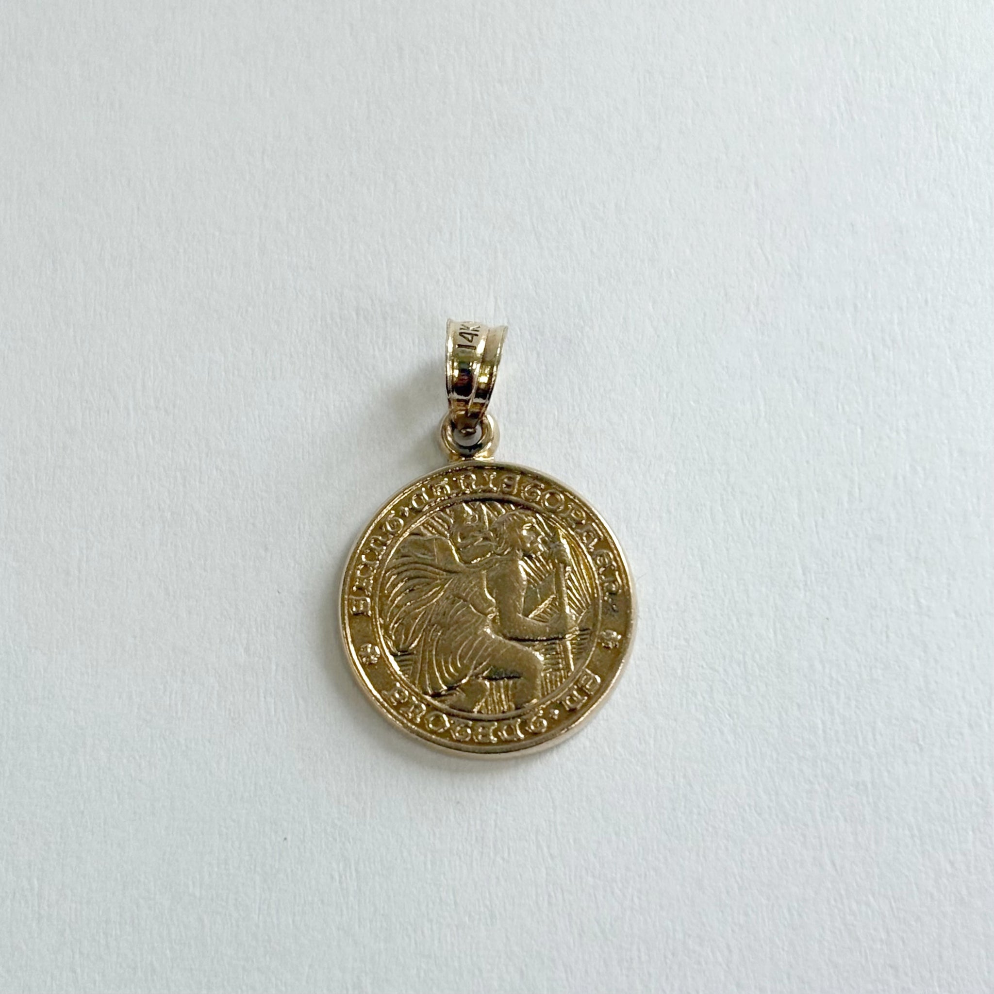 14K St. Christopher Medal