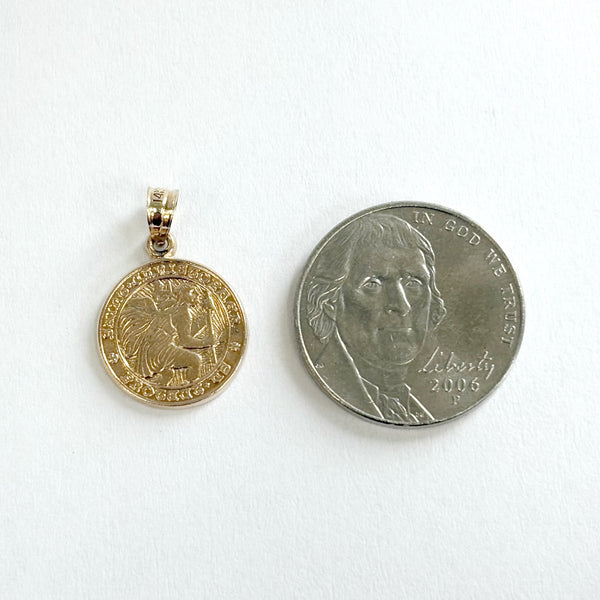 14K St. Christopher Medal