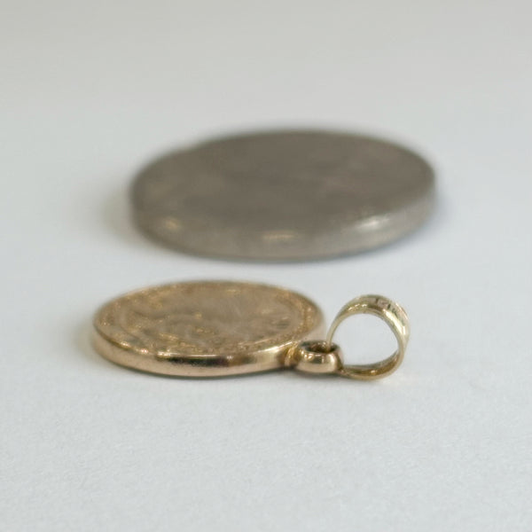 14K St. Christopher Medal