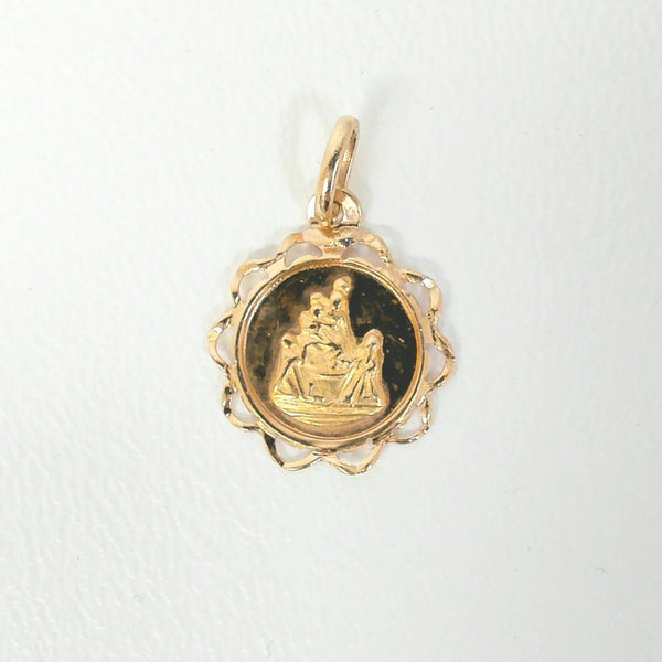 18K 15MM Religious Medal