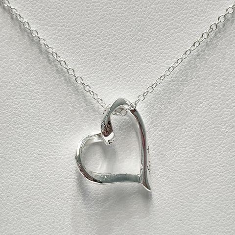 Sterling Silver Heart Pendant Necklace