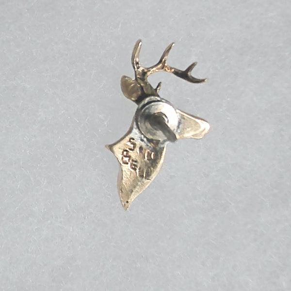 14K "Sid Bell" Stag Head Tie-Tac