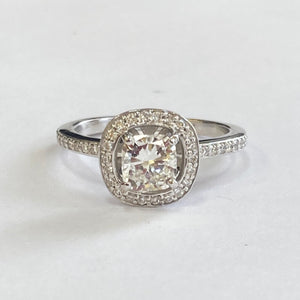 14KWG 1.00TW Diamond Engagement Ring