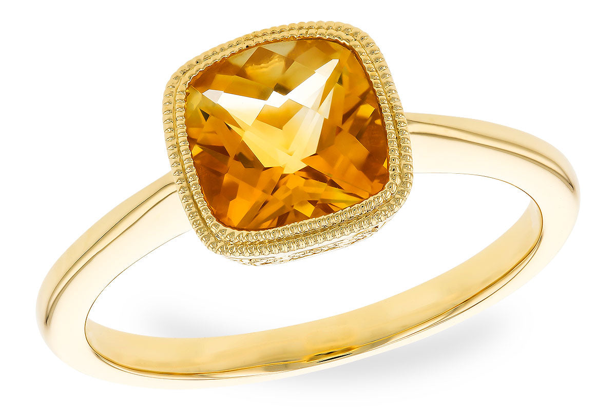 14KYG Citrine Fashion Ring