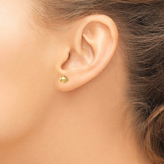 Leslie's 14K Polished 5mm Ball Post Earrings