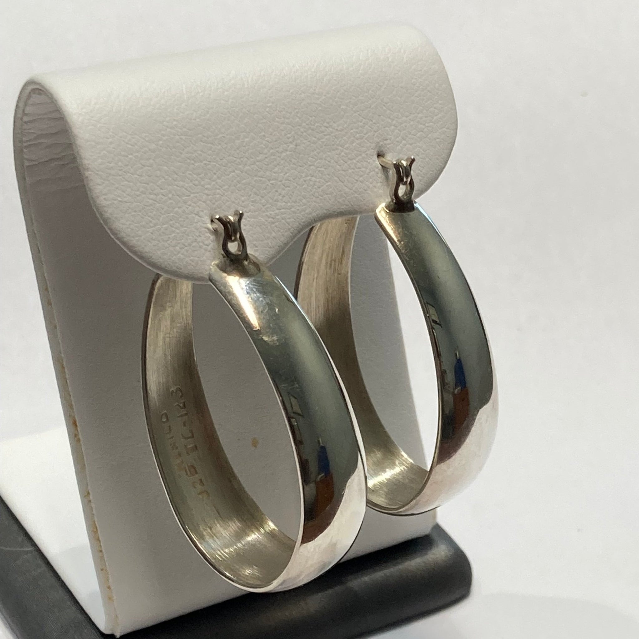 Sterling Large Hoop Earrings