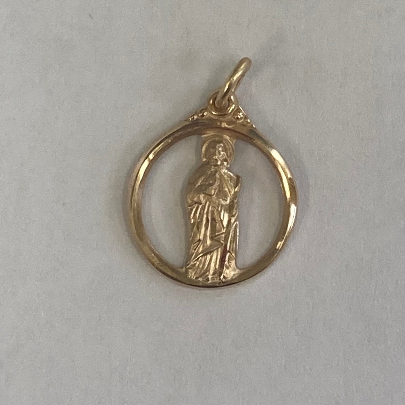 14k Sacred Heart of Jesus Medal Charm