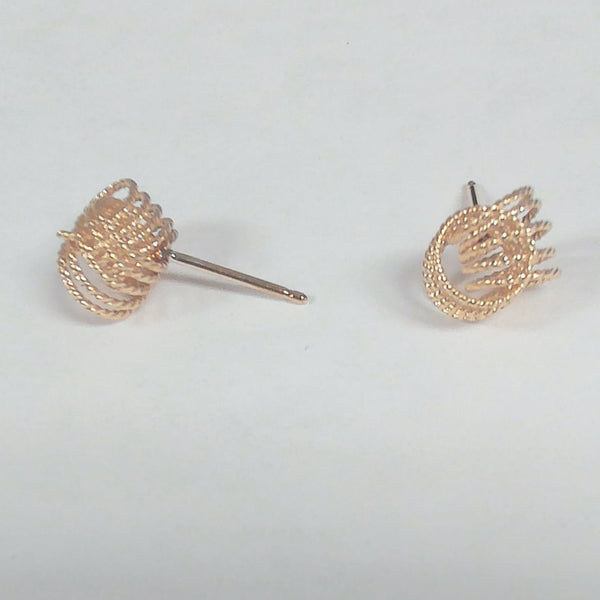 14k Small Love Knot Post Earrings