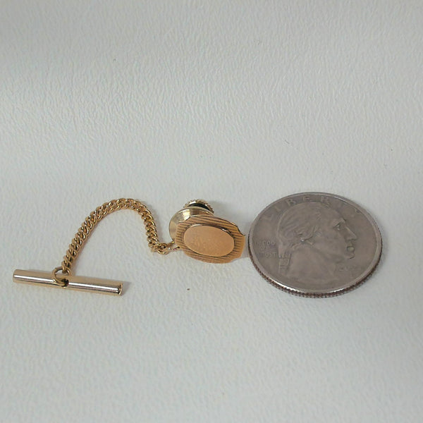 14K Oval Tie Tac