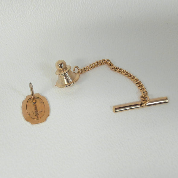 14K Oval Tie Tac