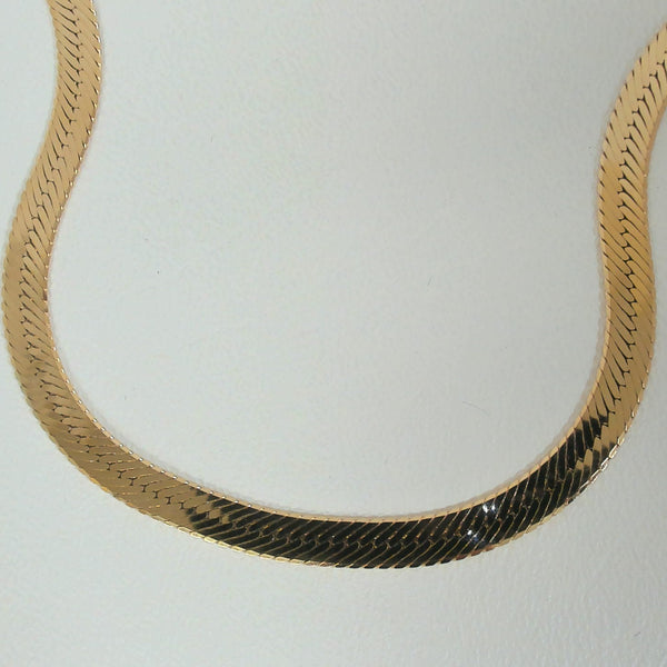 20" 14K 6MM Herringbone Chain