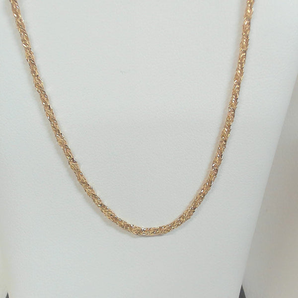 24" 14K Twisted Chain