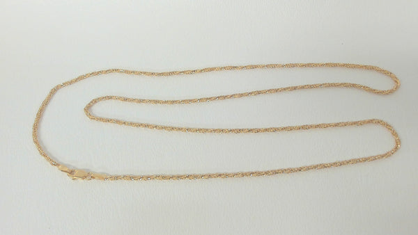 24" 14K Twisted Chain
