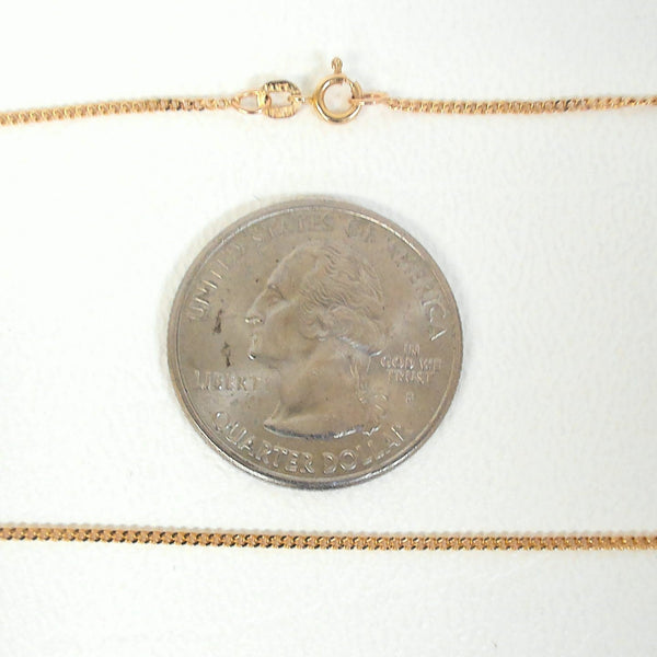 20.75" 14K Baby Curb Chain