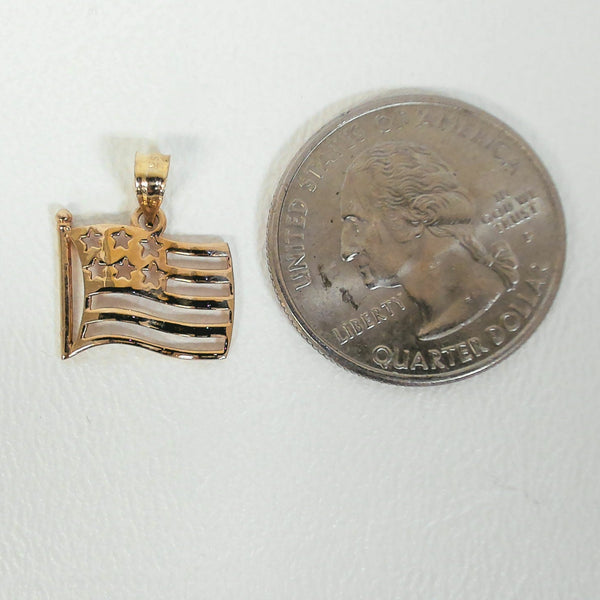 10K Flag Charm