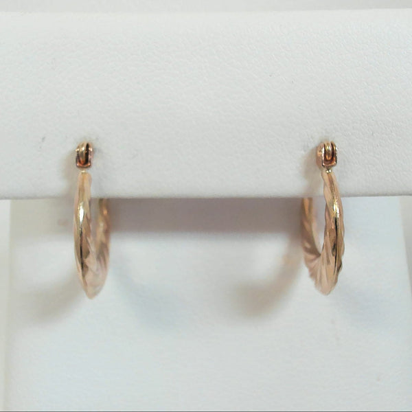 14K Hoop Earrings