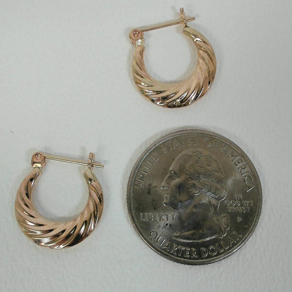 14K Hoop Earrings