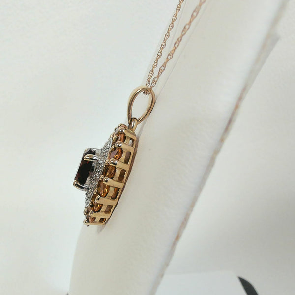 10KYG MADERIA Citrine Necklace