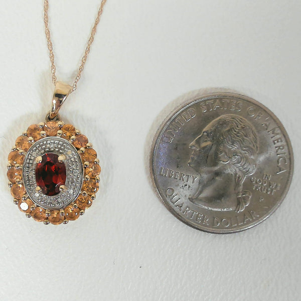 10KYG MADERIA Citrine Necklace