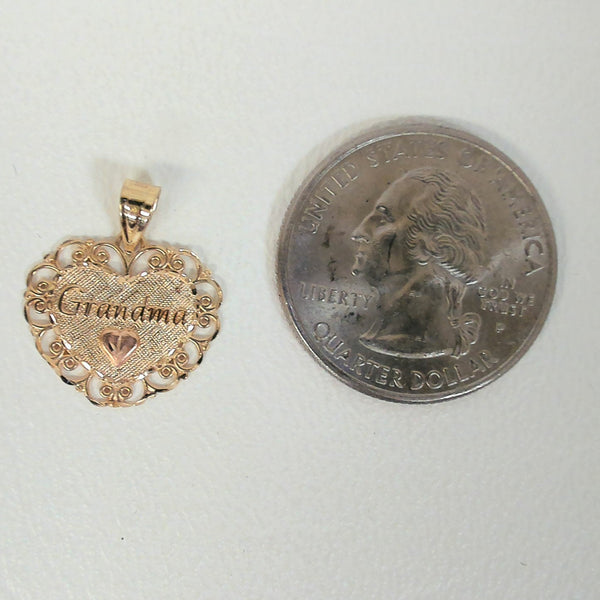 14K Grandma Charm