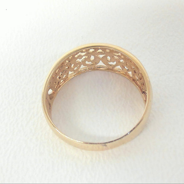 14K Filigree Beverly Hills Gold Ring