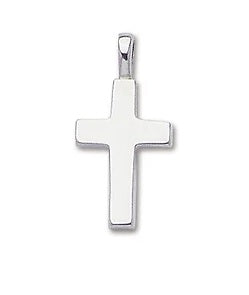 Solid Sterling Silver Small Plain Cross