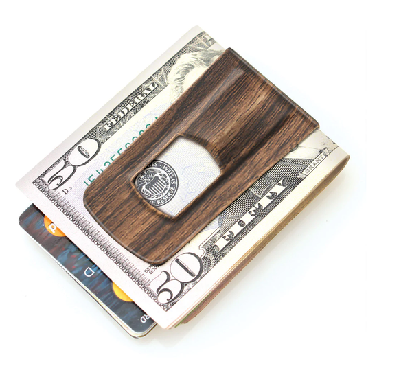 Wood Grain Graphic-Tightwad Money Clip