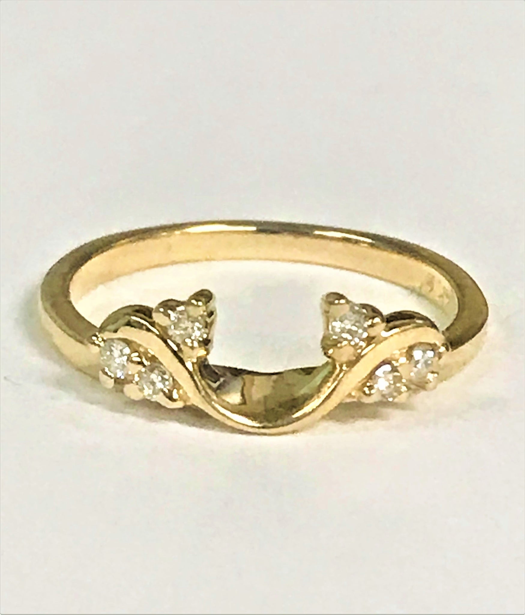14k Diamond Wrap Ring