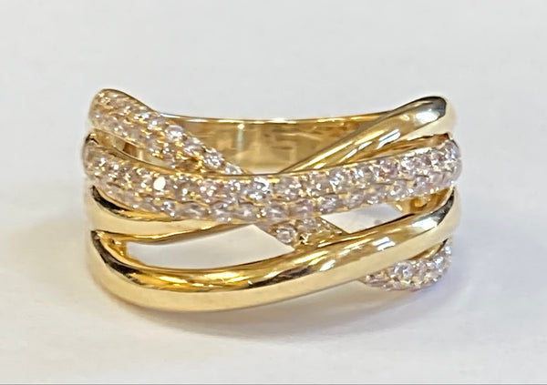 18k Diamond "EFFY" Ring