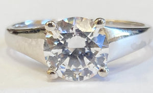 14k Cubic Zirconia Ring