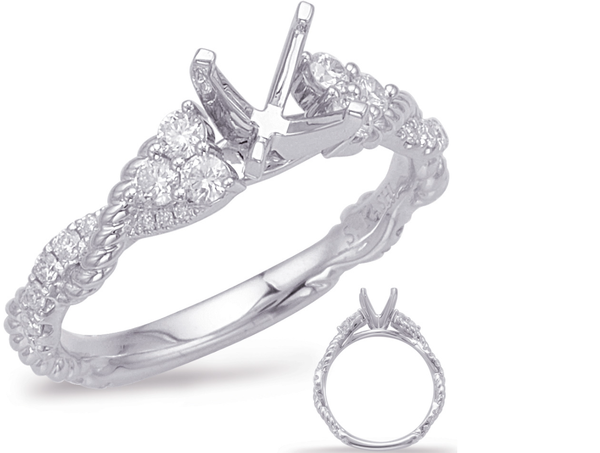 14K 1.16TW Diamond Engagement Ring