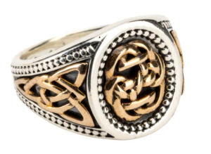 Two-Tone Path of Life Ring