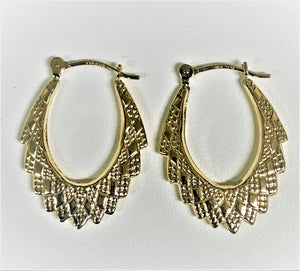14k Fashion Hoop Earrings