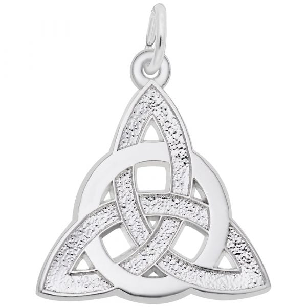 Sterling Silver Celtic Circle of Life/Trinity Knot Pendant