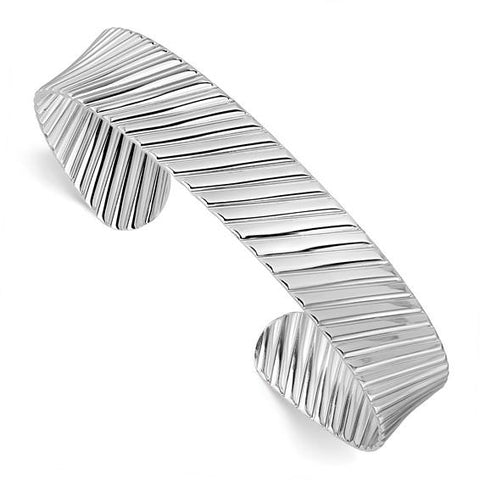 Sterling Silver Polished Cuff Bracelet