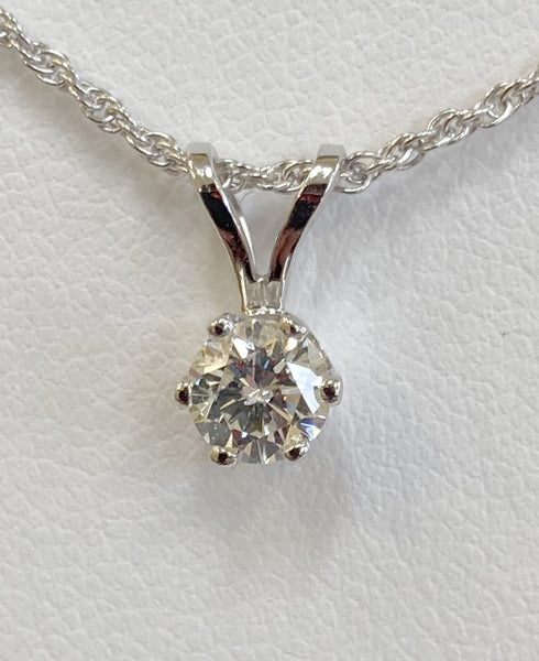 14KWG 1/2CT. Diamond Necklace