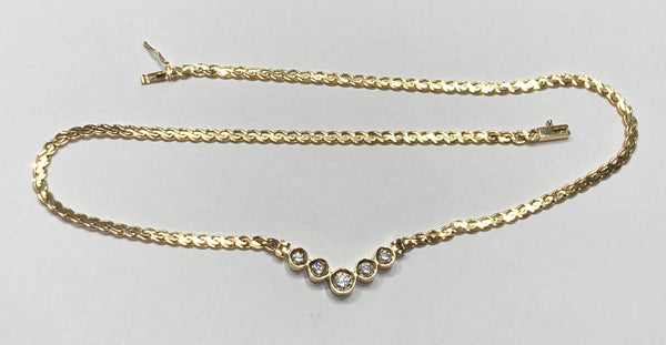 14k 3/4 TW Diamond Necklace