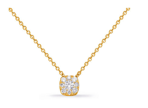 14k yellow gold Diamond Necklace