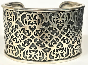 Sterling Silver Wide Cuff Fashion Bracelet
