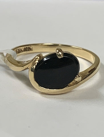 10k Black Onyx Ring