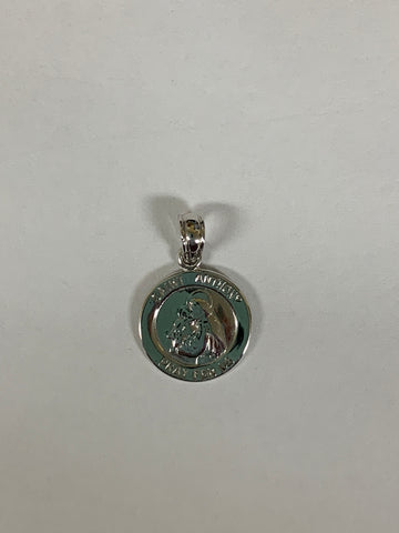 Sterling Silver Small St. Anthony Medal