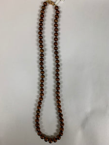 14k Freshwater Chocolate Pearl Necklace