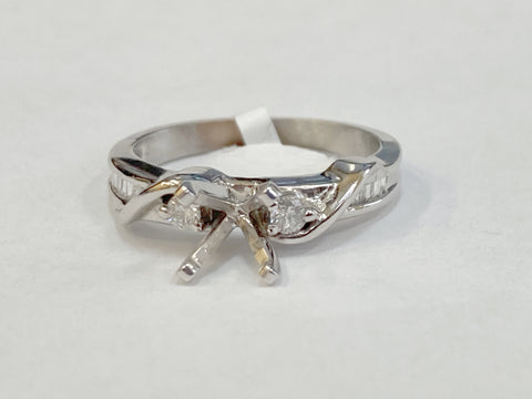 10k Diamond Semi-Mount Engagement Ring