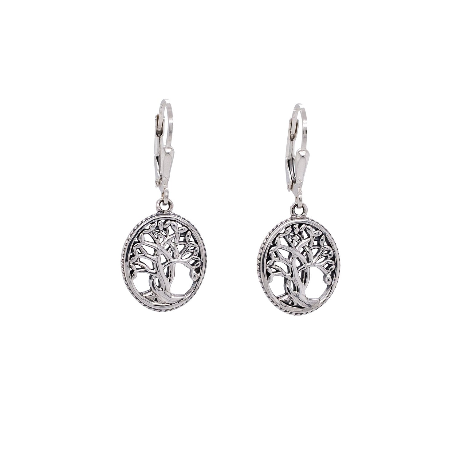 Earrings Tree of Life Leverback Earrings Small from welch and company jewelers near syracuse ny 