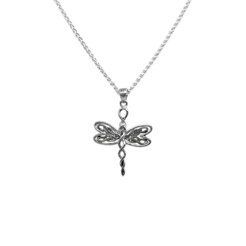 Pendant Rhodium Petite Dragonfly Pendant from welch and company jewelers near syracuse ny 