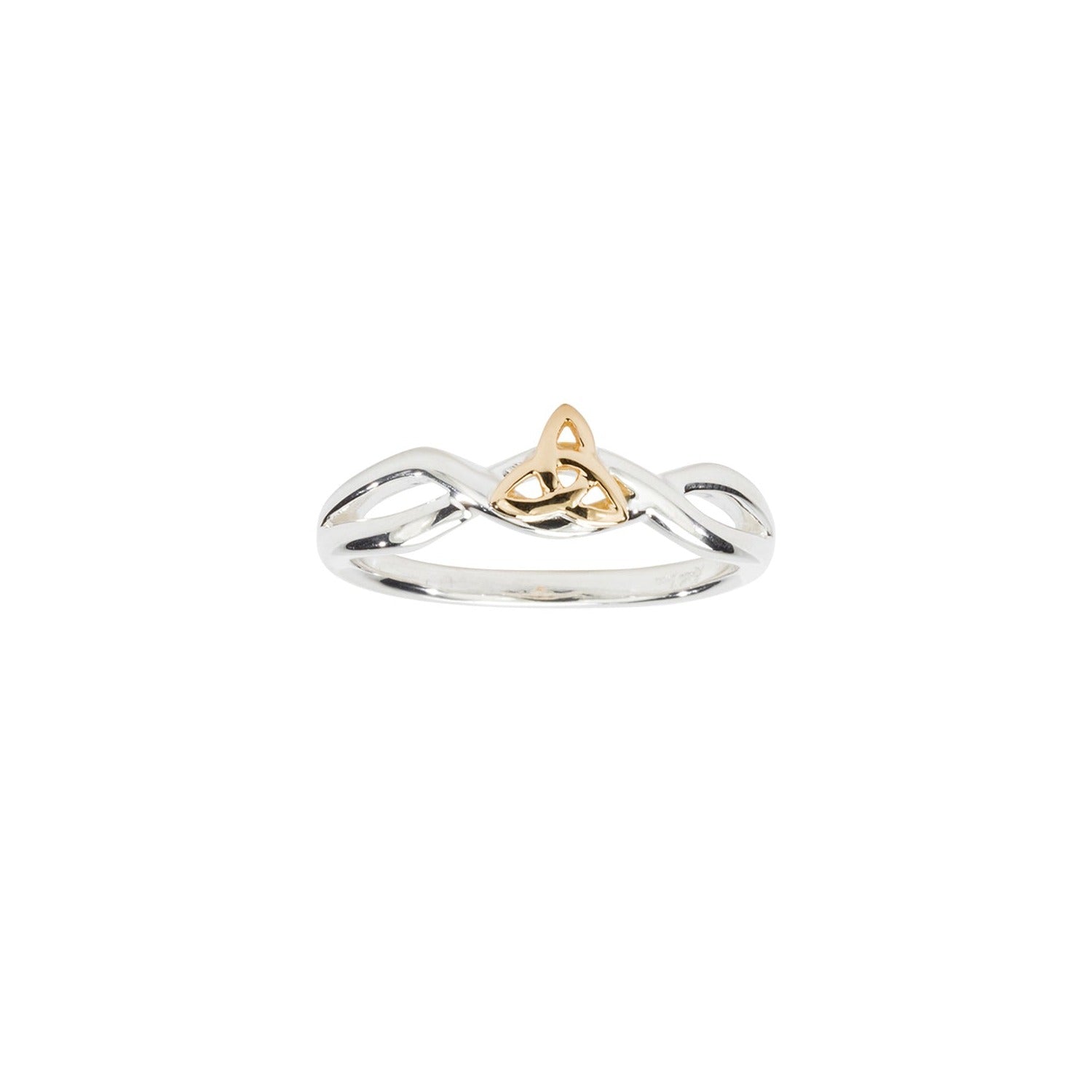 Ring Bands 10k Infinity Trinity Knot Ring from welch and company jewelers near syracuse ny 